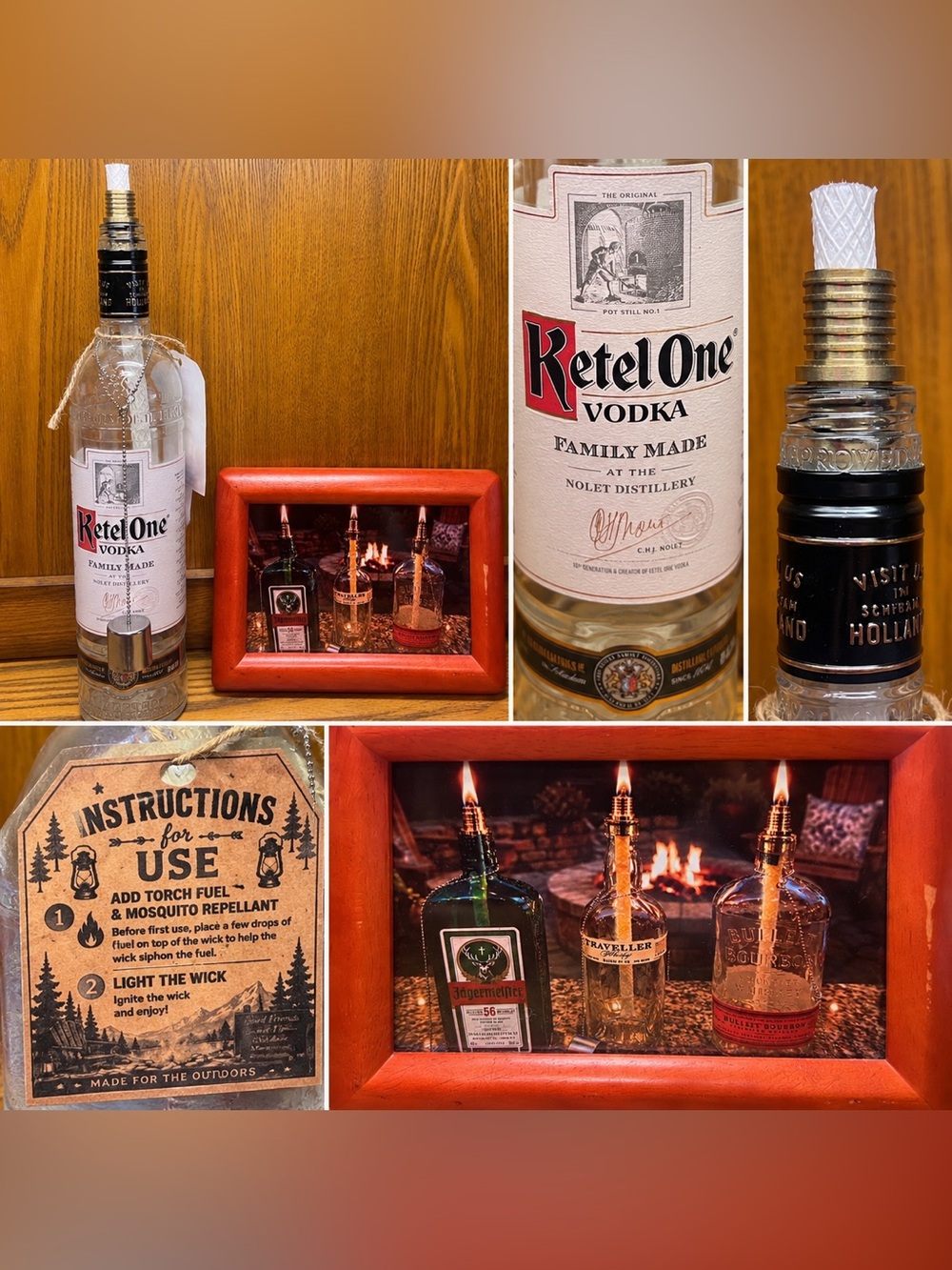 Ketel One Tiki torch